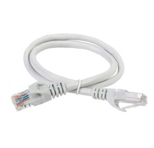 Патч-корд UTP4 Cat.6 (1м) серый (PC01-C6U-1M ITK )