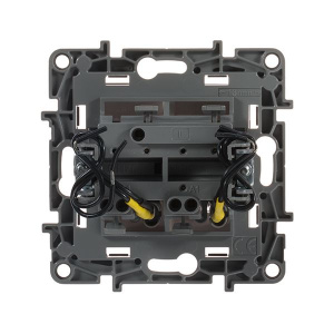 Выключатель 2кл с подсв белый Etika Legrand 672204