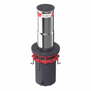 БЛОКПОСТ Т600 Боллард гидравлический телескопический из нержавеющей стали