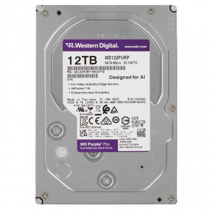 HDD 12 Tb, жесткий диск WD Purple Pro WD122PURP