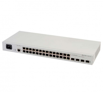 MES2428_AC Коммутатор 24 PoE, 4 порта SFP