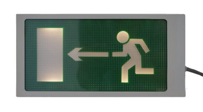 "Ирида-Гефест"-Т-Е04-2х5-Бел/Зел-IP66 "Выход налево" Оповещатель световой "Classic", 24В, IP66