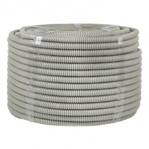 Труба гофрированная ПВХ 16 с протяжкой (100м/уп) серая EKF-Plast (tg-z-16) Труба гофрированная ПВХ 16 с протяжкой (100м/уп) серая EKF-Plast (tg-z-16)