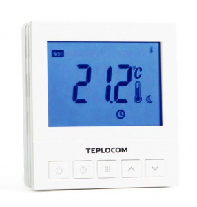 Teplocom TS-Prog-220/3A Проводной комнатный термостат программируемый  встраиваемый