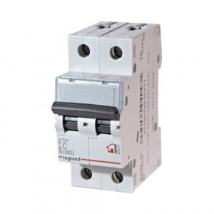 Автомат выключатель серии TX3, C25A, 2П 6000  Legrand  404044