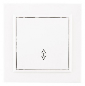 Выключатель Минск 1-кл. СП, проходной 10А, белый EKF ERV10-025-10