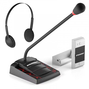 S-401 Переговорное устройство клиент-кассир с возможностью подключения наушников (в комплекте) Stelberry