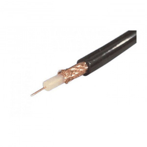 Кабель коаксиальный RG-59 MICRO MIL17 черный, 100 м