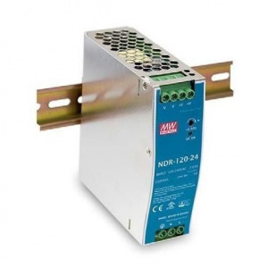 NDR-120-24 Источник бесперебойного питания 24В, 5А, 120Вт  MeanWell
