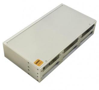 FO-19R-2U-6xSLT-W140H42-48UN-GY Бокс оптический универсальный 19", 8-48 портов (SC, duplex LC, ST, FC) 2U, серый