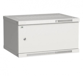 Шкаф настенный 6U (600х450) LINEA WE, дверь металл, серый ITK LWE3-06U64-MF