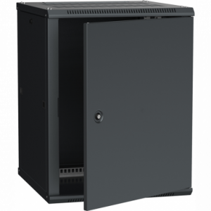 Шкаф LINEA W 12U 600x600 мм дверь металл, RAL9005 ITK LWR5-12U66-MF