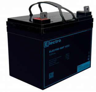 Аккумуляторная батарея 12 В, 33 Ач. ELECTRO BAT 1233
