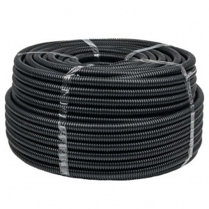 Труба гофрированная FRHF 20 негорючая безгалогеновая с протяжкой (100м/уп) черная EKF-Plast (FRHF-20) Труба гофрированная FRHF 20 негорючая безгалогеновая с протяжкой (100м/уп) черная EKF-Plast (FRHF-20)