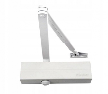 DC140-0 Доводчик, усилие до 100 кг, EN2/3/4/5, с рычажной тягой в комплекте, цвет белый, ASSA ABLOY (DC140-0---9016)