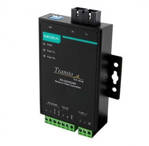 TCF-142-M-SC-T Преобразователь RS-232/422/485 в многомодовое оптоволокно с расширенным диапазоном температур