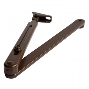 DCL141 рычажная тяга с фиксацией в открытом положении, цвет коричневый, ASSA Abloy (DCL141---8014)