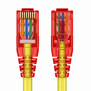 PC-LPM-UTP-R J45-RJ45-C5e-1 M-LSZH-YL Патч-корд UTP cat.5e (1м) желтый, LSZH