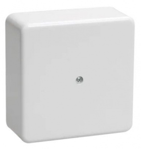 Коробка распределительная 100х100х29 мм, ОП, белая, IP40  IEK UKO10-100-100-029-K01-E