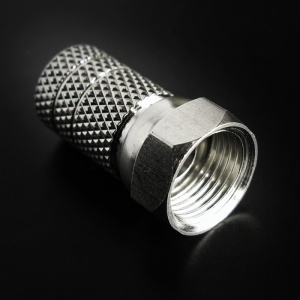 Разъем F113-55. F-коннектор для кабелей типа RG-6, SAT 50, SAT 703, DG 113, TS 703J, RP 913B