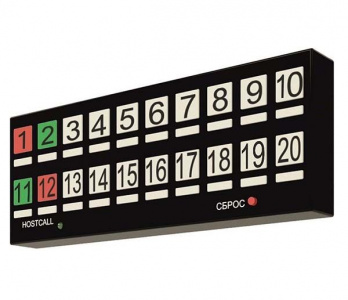 MP-730W2 Табло отображения для системы вызова посетителей в кабинет   Hostcall