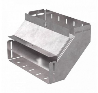 Угол вертикальный внутренний 90 градусов с крышкой Стандарт 400х100  Промрукав PR16.0603