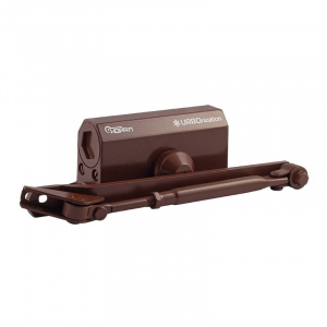 Доводчик НОРА-М 510 F URBOnization фиксация (15-60кг) (коричневый) морозостойкий