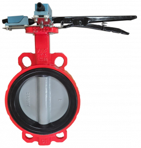 Затвор дисковый межфланцевый Зт80/1.6-УФ.УХЛ4-"Аква-Гефест" с редуктором