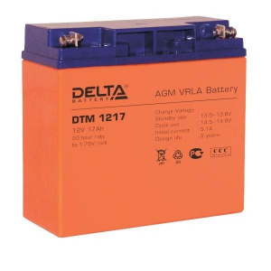 Аккумуляторная батарея 12 В, 17 Ач. (Delta) DTM 1217
