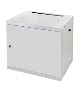 EUROLAN 60W-12-66-31GY  Шкаф Racknet F30 600х600. 12U, стекл. дверь, светло-серый