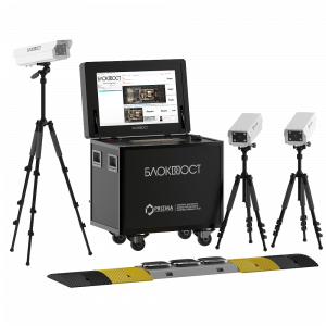 БЛОКПОСТ Передняя камера распознования государственного номера на мобильном штативе