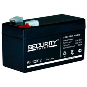 Аккумуляторная батарея 12 В, 1,2 Ач. (Security Force) SF 12012