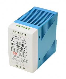 MDR-100-24 Блок питания 24B, 4A, 96Вт, крепление на DIN рейку  MeanWell