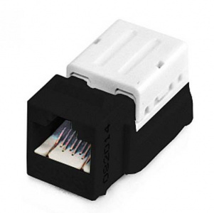 KJNE-8P8C-C6-90-BK Вставка Keystone Jack RJ-45(8P8C), cat.6, 110 IDC, заделка с помощью NE-TOOL, черная