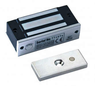 ST-EL050S Электромагнитный замок, внутреннее исполнение, 12 VDC / 100мА, усилие 50 кг, размеры: 80х33х20 мм