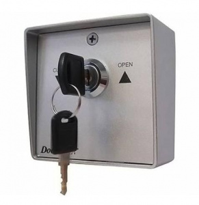 SWM Выключатель кнопка-ключ двухпозиционный металлический  DOORHAN