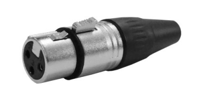 RH-X011 Разъем XLR, металл, гнездо