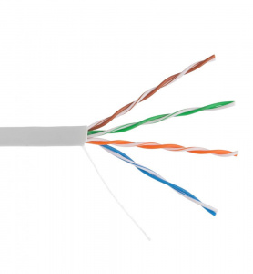 Кабель UTP cat.5e 4х2х0,5 (305м.) внутренний, BC, PVC нг(B), синий  NETLAN (EC-UU004-5E-PVC-BL)