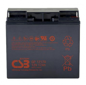 Аккумуляторная батарея 12 В, 17 Ач. (CSB) GP12170 B3
