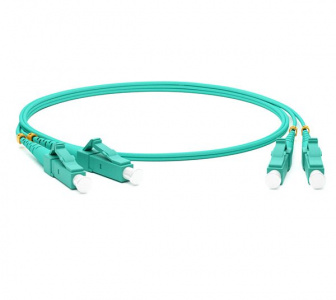 FC-D2-503-LC/PR-LC/PR-H-2M-LSZH-AQ Оптоволоконный патч-корд MM 50/125, LC-LC, duplex, LSZH, 2 м
