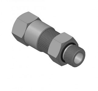 КВБ-18/12-М Кабельный ввод с одинарным уплотнением для монтажа бронированного кабеля (оц. сталь)