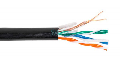 Кабель UTP cat.5e Eletec 4x2xAWG24, наружный, медь (305м/бух)