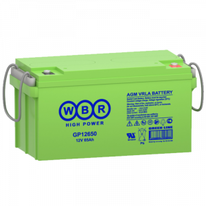 Аккумуляторная батарея 12 В, 65 Ач. (WBR) GP12650