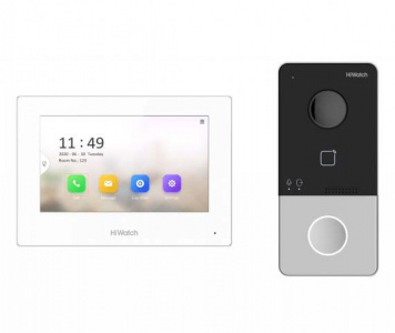 DS-D100IKWF(B) Комплект IP-видеодомофона   HiWatch