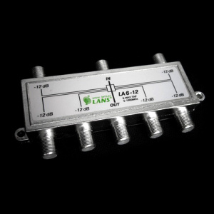LA 6-12 Ответвитель на 6 направлений (-12dB на отв.) LANS