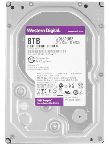 HDD 8.0 Tb, жесткий диск WD Purple WD85PURZ