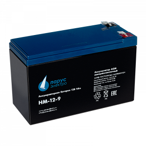 HM-12-9 Аккумуляторная батарея 12 В, 9 Ач.