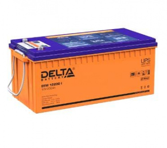 Аккумуляторная батарея 12 В, 80 Ач. (Delta) DTM 12200 I (с LCD дисплеем)