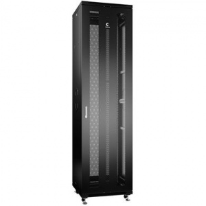 Шкаф монтажный телекоммуникационный 19" напольный для распределительного и серверного оборудования 47U 600x1000x2277mm ND-05C-47U60/100-BK