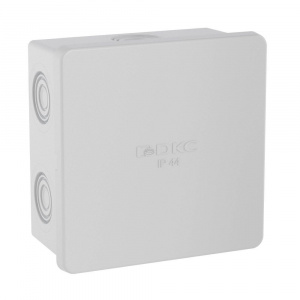 Коробка ответвительная с 6 кабельными вводами д.20мм, IP44, 80х80х40мм (DKC) 53700